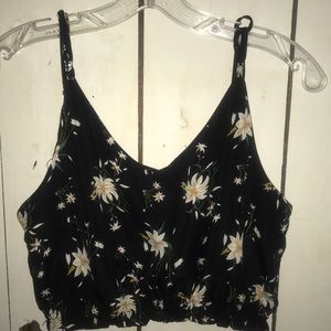 Floral crop top